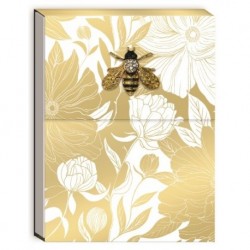 Carnet aimanté abeille